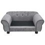 Graues Plüsch-Hundesofa 72x45x30 cm von vidaXL, Betten für Hunde - Ref: Foro24-170951, Preis: 89,96 €, Rabatt: %