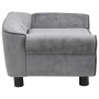 Graues Plüsch-Hundesofa 72x45x30 cm von vidaXL, Betten für Hunde - Ref: Foro24-170951, Preis: 74,17 €, Rabatt: %