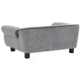 Graues Plüsch-Hundesofa 72x45x30 cm von vidaXL, Betten für Hunde - Ref: Foro24-170951, Preis: 89,96 €, Rabatt: %