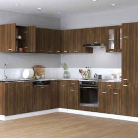 Hanging wardrobe made of engineered oak wood in brown, measuring 60x31x60 cm. by vidaXL, Kitchen cabinets - Ref: Foro24-81511...