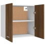 Hängender Schrank aus Eichenholz in Braun 60x31x60 cm von vidaXL, Küchenschränke - Ref: Foro24-815113, Preis: 60,05 €, Rabatt: %