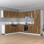 Armario bajo de cocina madera de ingeniería roble ahumado de vidaXL, Armarios de cocina - Ref: Foro24-815567, Precio: 56,52 €...