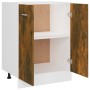 Armario de horno madera ingeniería roble ahumado 60x46x81,5 cm de vidaXL, Armarios de cocina - Ref: Foro24-815561, Precio: 61...