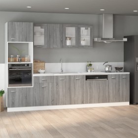 Gray plywood lower kitchen cabinet 60x46x81.5 cm by vidaXL, Kitchen cabinets - Ref: Foro24-815562, Price: 69,87 €, Discount: %