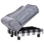 Sofá para perro gris felpa 57x34x36 cm de vidaXL, Camas para perros - Ref: Foro24-170940, Precio: 69,72 €, Descuento: %