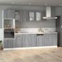 Low kitchen cabinet engineered wood Sonoma gray 40x46x81.5 cm by vidaXL, Kitchen cabinets - Ref: Foro24-815571, Price: 59,70 ...