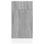 Low kitchen cabinet engineered wood Sonoma gray 40x46x81.5 cm by vidaXL, Kitchen cabinets - Ref: Foro24-815571, Price: 59,70 ...