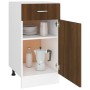 Armario bajo cocina madera ingeniería marrón 40x46x81,5 cm de vidaXL, Armarios de cocina - Ref: Foro24-815572, Precio: 54,05 ...