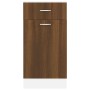 Armario bajo cocina madera ingeniería marrón 40x46x81,5 cm de vidaXL, Armarios de cocina - Ref: Foro24-815572, Precio: 54,05 ...