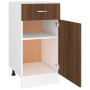 Armario bajo cocina madera ingeniería marrón 40x46x81,5 cm de vidaXL, Armarios de cocina - Ref: Foro24-815572, Precio: 54,05 ...