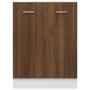 Smoked oak engineered wood oven cabinet 60x46x81.5 cm by vidaXL, Kitchen cabinets - Ref: Foro24-815563, Price: 59,31 €, Disco...