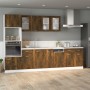 Smoked oak engineered wood kitchen base cabinet by vidaXL, Kitchen cabinets - Ref: Foro24-815570, Price: 54,14 €, Discount: %