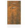 Smoked oak engineered wood kitchen base cabinet by vidaXL, Kitchen cabinets - Ref: Foro24-815570, Price: 54,14 €, Discount: %