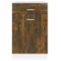 Smoked oak engineered wood kitchen base cabinet by vidaXL, Kitchen cabinets - Ref: Foro24-815573, Price: 59,35 €, Discount: %