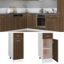 Low kitchen cabinet brown engineered wood 30x46x81.5 cm by vidaXL, Kitchen cabinets - Ref: Foro24-815569, Price: 58,99 €, Dis...