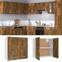 Hanging wardrobe engineered wood smoked oak 60x31x60 cm by vidaXL, Kitchen cabinets - Ref: Foro24-815111, Price: 56,41 €, Dis...