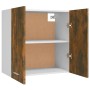 Hängeschrank aus Holzwerkstoff, geräucherte Eiche, 60 x 31 x 60 cm von vidaXL, Küchenschränke - Ref: Foro24-815111, Preis: 56...