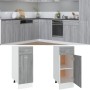 Armario bajo de cocina madera de ingeniería gris 30x46x81,5 cm de vidaXL, Armarios de cocina - Ref: Foro24-815568, Precio: 71...