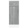 Armario bajo de cocina madera de ingeniería gris 30x46x81,5 cm de vidaXL, Armarios de cocina - Ref: Foro24-815568, Precio: 71...