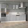 Sonoma gray plywood kitchen lower cabinet 80x46x81.5 cm by vidaXL, Kitchen cabinets - Ref: Foro24-815580, Price: 89,82 €, Dis...