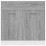 Sonoma gray plywood kitchen lower cabinet 80x46x81.5 cm by vidaXL, Kitchen cabinets - Ref: Foro24-815580, Price: 89,82 €, Dis...