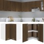 Oak Brown Engineered Wood Corner Hanging Cabinet by vidaXL, Kitchen cabinets - Ref: Foro24-815599, Price: 59,67 €, Discount: %