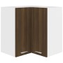 Oak Brown Engineered Wood Corner Hanging Cabinet by vidaXL, Kitchen cabinets - Ref: Foro24-815599, Price: 59,67 €, Discount: %