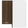 Oak Brown Engineered Wood Corner Hanging Cabinet by vidaXL, Kitchen cabinets - Ref: Foro24-815599, Price: 59,67 €, Discount: %