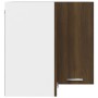 Oak Brown Engineered Wood Corner Hanging Cabinet by vidaXL, Kitchen cabinets - Ref: Foro24-815599, Price: 59,67 €, Discount: %