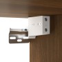 Eck-Hängeschrank aus braunem Eichenholzwerkstoff von vidaXL, Küchenschränke - Ref: Foro24-815599, Preis: 59,86 €, Rabatt: %