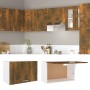 Wall-mounted furniture made of smoked oak engineered wood, measuring 60x31x40 cm. by vidaXL, Kitchen cabinets - Ref: Foro24-8...