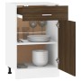 Armario bajo de cocina madera ingeniería marrón roble de vidaXL, Armarios de cocina - Ref: Foro24-815575, Precio: 56,99 €, De...