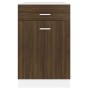 Armario bajo de cocina madera ingeniería marrón roble de vidaXL, Armarios de cocina - Ref: Foro24-815575, Precio: 56,99 €, De...