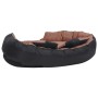 Cojín para perro reversible y lavable negro marrón 110x80x23cm de vidaXL, Camas para perros - Ref: Foro24-171221, Precio: 65,...