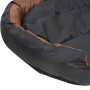 Cojín para perro reversible y lavable negro marrón 110x80x23cm de vidaXL, Camas para perros - Ref: Foro24-171221, Precio: 65,...