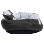 Cojín para perro reversible y lavable gris y negro 85x70x20 cm de vidaXL, Camas para perros - Ref: Foro24-171208, Precio: 45,...