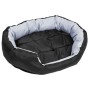 Cojín para perro reversible y lavable gris y negro 85x70x20 cm de vidaXL, Camas para perros - Ref: Foro24-171208, Precio: 45,...