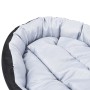 Cojín para perro reversible y lavable gris y negro 85x70x20 cm de vidaXL, Camas para perros - Ref: Foro24-171208, Precio: 45,...