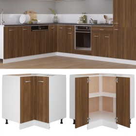 Armario de cocina madera de ingeniería marrón 75,5x75,5x80,5cm de vidaXL, Armarios de cocina - Ref: Foro24-815584, Precio: 10...