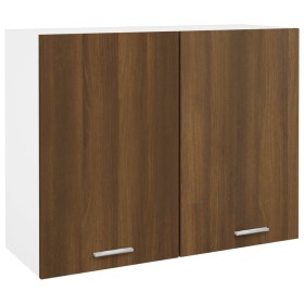 Hängeschrank aus Holzwerkstoff, geräucherte Eiche, 80 x 31 x 60 cm von vidaXL, Küchenschränke - Ref: Foro24-815590, Preis: 60...