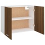 Armario colgante madera ingeniería roble ahumado 80x31x60 cm de vidaXL, Armarios de cocina - Ref: Foro24-815590, Precio: 61,4...