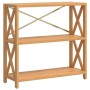 3-tier solid oak wood shelf 80x30x78 cm by vidaXL, Bookcases and shelves - Ref: Foro24-353810, Price: 112,26 €, Discount: %