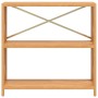 3-tier solid oak wood shelf 80x30x78 cm by vidaXL, Bookcases and shelves - Ref: Foro24-353810, Price: 112,26 €, Discount: %