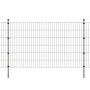 Postes de valla 20 uds acero galvanizado plateado 170 cm de vidaXL, Postes de cerca - Ref: Foro24-3206358, Precio: 212,99 €, ...