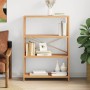 4-level solid oak wood shelf 80x30x112 cm by vidaXL, Bookcases and shelves - Ref: Foro24-353811, Price: 133,12 €, Discount: %