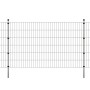 Postes de valla 10 uds acero galvanizado plateado 170 cm de vidaXL, Postes de cerca - Ref: Foro24-3206344, Precio: 140,97 €, ...