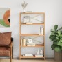 5-tier solid oak wood shelf 80x30x146 cm by vidaXL, Bookcases and shelves - Ref: Foro24-353812, Price: 177,10 €, Discount: %