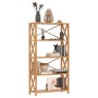 5-tier solid oak wood shelf 80x30x146 cm by vidaXL, Bookcases and shelves - Ref: Foro24-353812, Price: 177,10 €, Discount: %