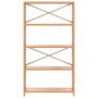 5-tier solid oak wood shelf 80x30x146 cm by vidaXL, Bookcases and shelves - Ref: Foro24-353812, Price: 177,10 €, Discount: %