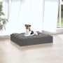 Solid pine wood dog bed in gray, 51.5x44x9 cm by vidaXL, Beds for dogs - Ref: Foro24-820848, Price: 27,03 €, Discount: %